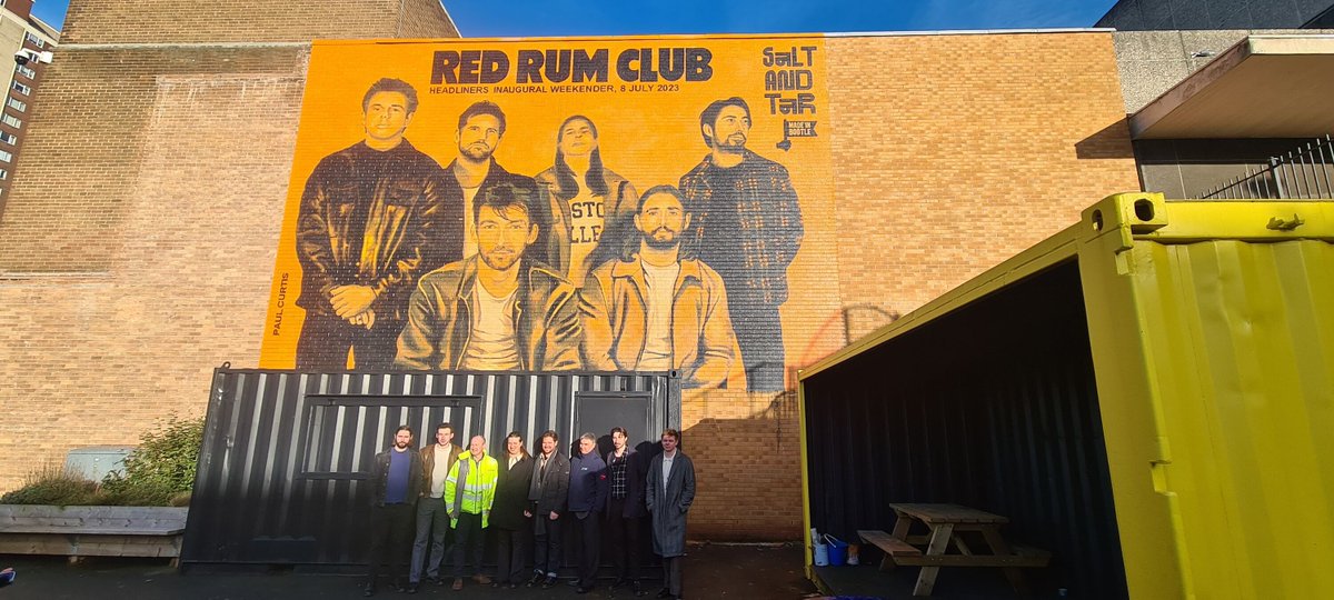 DowhighLtd's tweet photo. On Friday 2nd February, we attended the unveiling of the new mural at @salttarbootle of @RedRumClub completed by @PaulCurtisArty. 

Find out more at: https://t.co/0WSeQ9mHeH

#Bootle #Sefton #RedRumClub #PaulCurtis #SaltandTar #Liverpool #Music #Happytohelp #Dowhigh #Civils https://t.co/53vek3Nqju