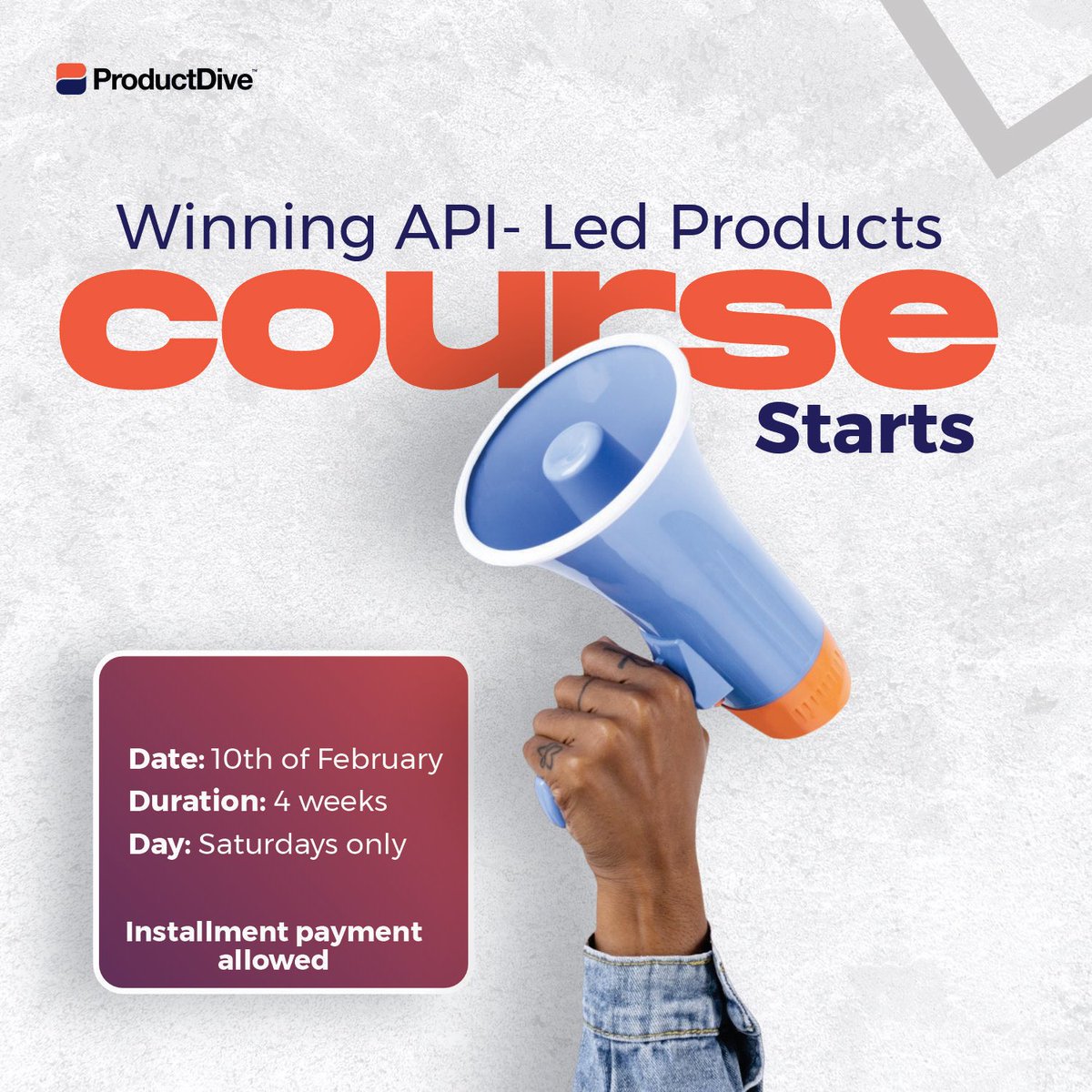 ProductDive's tweet photo. Product Managers!🗣️Are you feeling the heat as tech organizations demand more Technical PMs? Don’t fret!😌

Our API course is here to help! Join us to stay on top of trends in the evolving tech landscape.
Enroll here today https://t.co/K89hKxD2U7 and level up!💃🏽 https://t.co/5kJn3lnLCj
