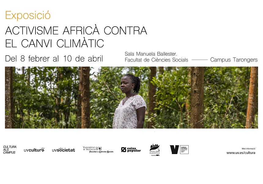 FacSocialsUVEG's tweet photo. 📢 Exposició 'Activisme africà contra el canvi climàtic'

📍 Sala Manuela Ballester @FacSocialsUVEG 
🗓️ Del 8 de febrer al 10 d'abril
🤝 En col·laboració amb @LaNauuv 
ℹ️ https://t.co/hOlXN9z3VA https://t.co/N8awPY1Xdn