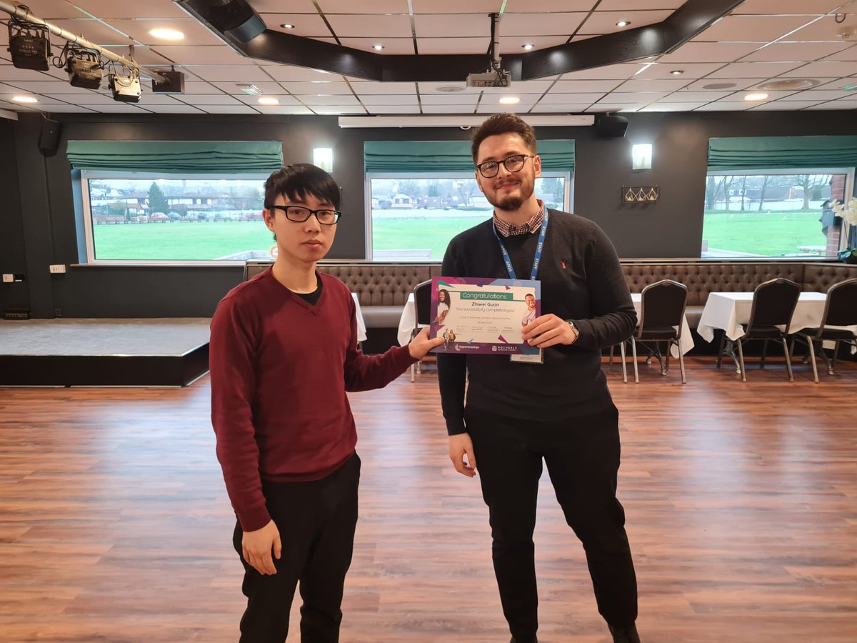 This morning our Recruitment team was at <a href="/RochdaleCouncil/">Rochdale Borough Council</a> for the Apprentice Awards Ceremony celebrating our Apprentices' recent success with the Council. Congratulations everyone! 🎉🥳

#NAW2024 #Awards #ApprenticeAwards #Congratulations