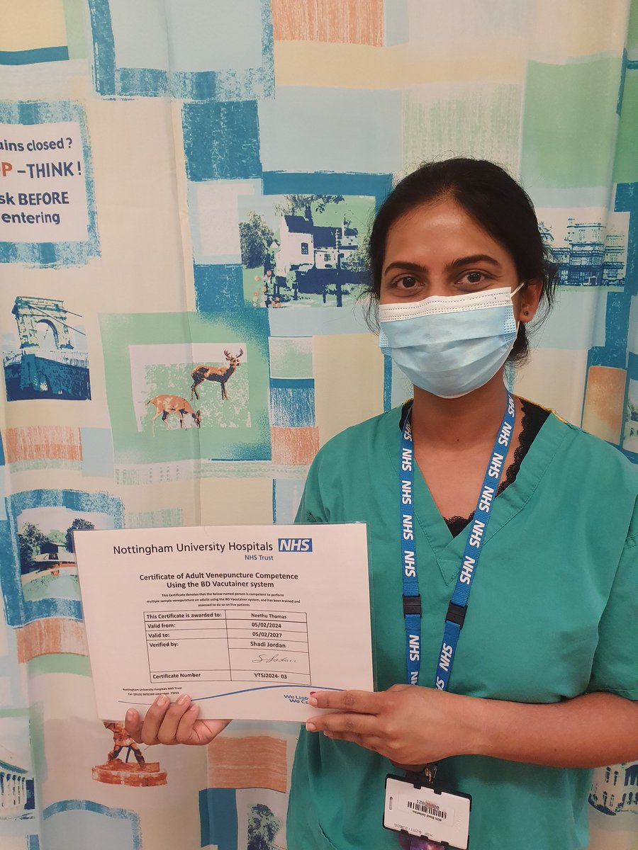 Shadi Jordan (@shadijordan_2) on Twitter photo Congratulations to Neethu who I assessed in practice today, she passed her Venepuncture Assessment. You did Amazing, well done🎊🙂 <a href="/Ambulatoryclin1/">Ambulatory clinical educators</a> Congratulations to Neethu who I assessed in practice today, she passed her Venepuncture Assessment. You did Amazing, well done🎊🙂 <a href="/Ambulatoryclin1/">Ambulatory clinical educators</a>