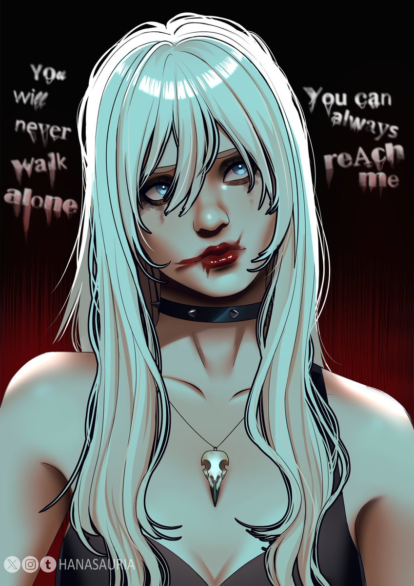 Hanasauria's tweet photo. I finished this illustration of my #malkavian girl
I miss playing this character, since her vtm chronicle ended abruptly
Since that moment, the idea of ​​creating a comic with her as the protagonist becomes stronger. But I don't know much about creating comics
#vamily #vtm https://t.co/xl4kJ2fuLL