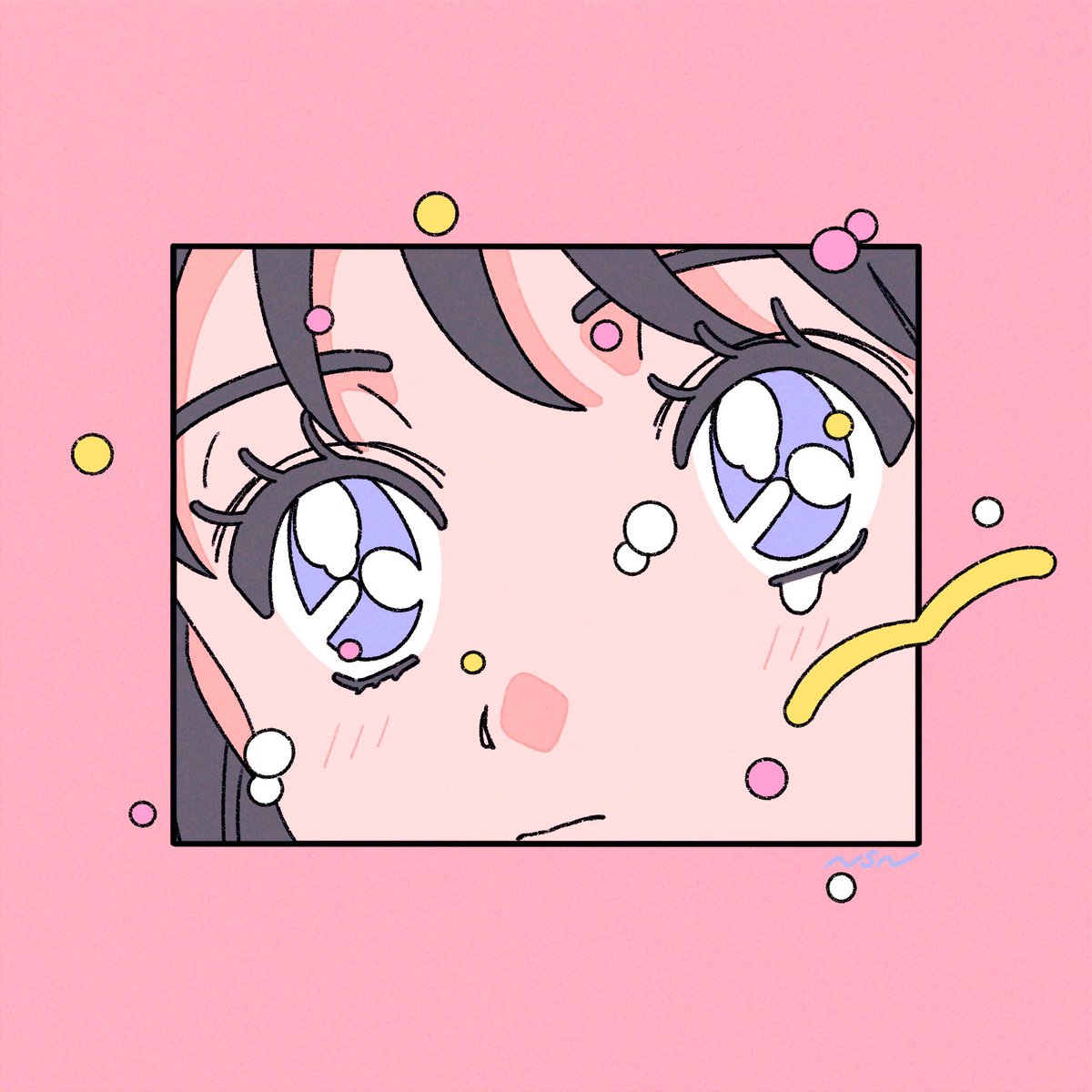 「 #みんなこういうピンクが好きなんでしょ 」|nsnのイラスト
