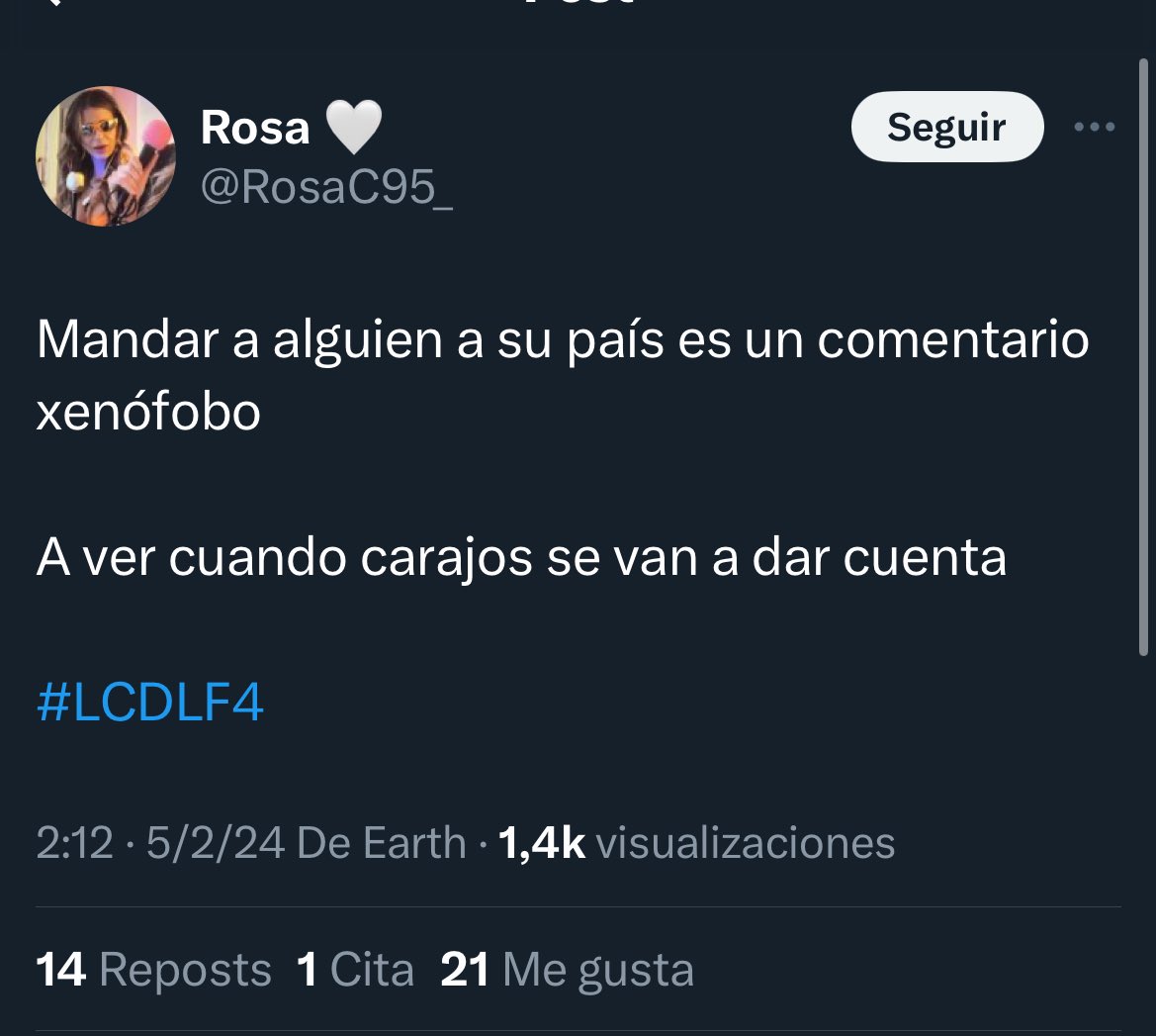 Vivenalpo's tweet image. 17 de enero mandando “a su país” a un chico italiano. / 5 de febrero dicen que es un comentario xenófobo. 🤣🤣🤣. La coherencia y la “xenofobia” de Portilandia #LCDLF4