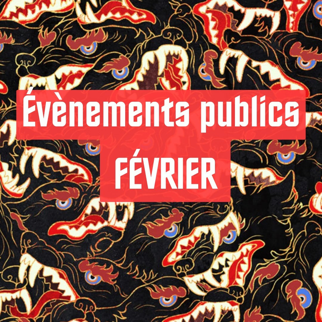 asap_revolution's tweet image. Évènements publics FÉVRIER :
 
10/02 - C O N C E R T
En soutien à l&apos;ouverture d&apos;un local

14/02 - D É B A T
Autour du livre : &quot;Intérêts matériels - Interventions &quot;