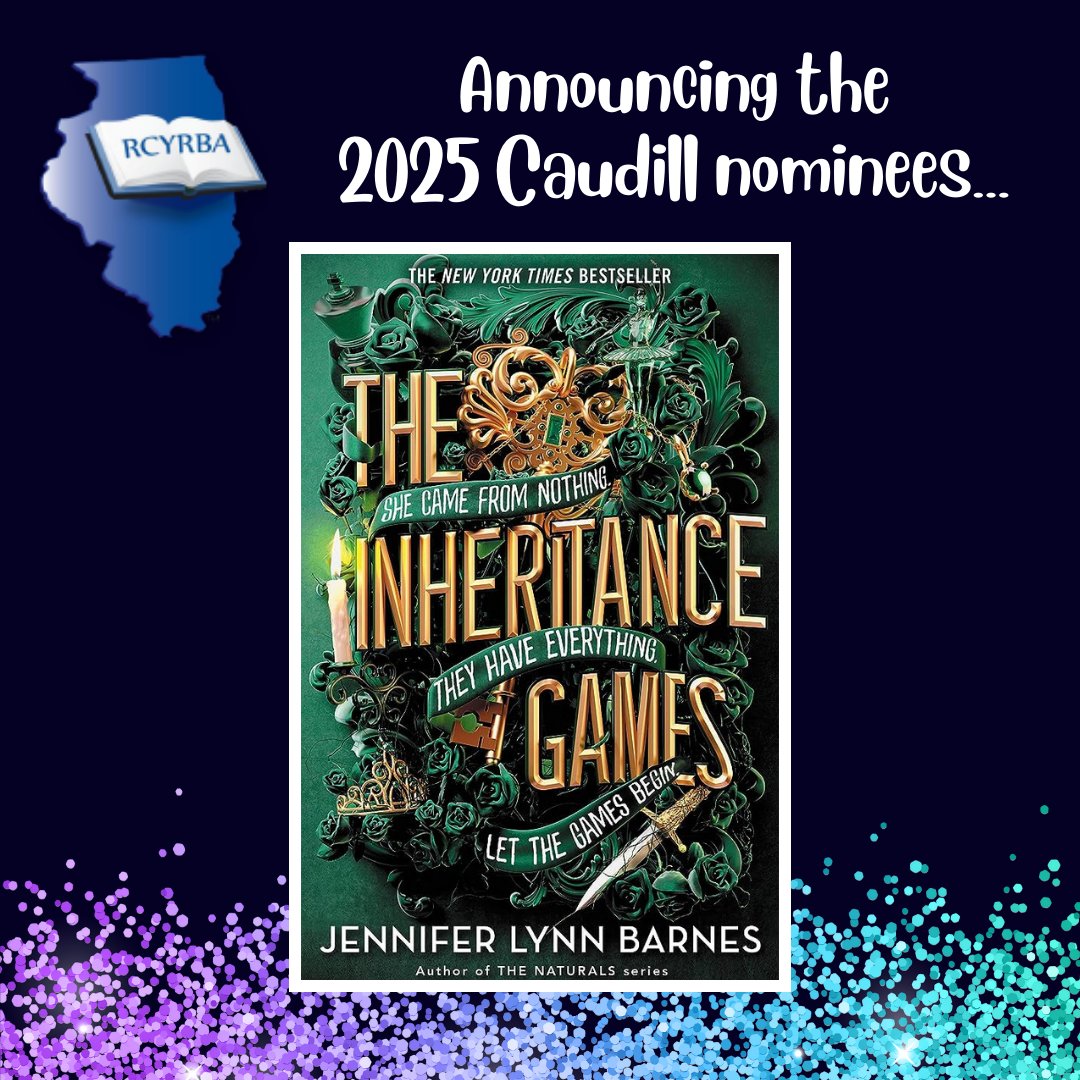 Congratulations to Jennifer Lynn Barnes… THE INHERITANCE GAMES is a 2025 #CaudillAward nominee!! @jenlynnbarnes