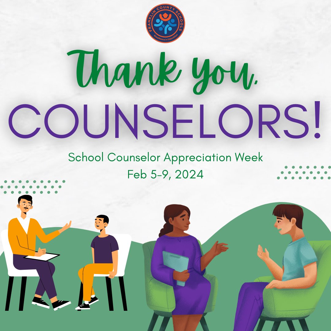 Thank you, FCS school counselors, for your invaluable daily support to our students and staff!