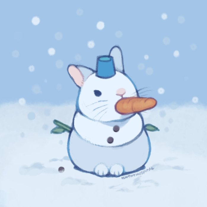 「SnowBun」|井口病院🐰🍅🐡のイラスト