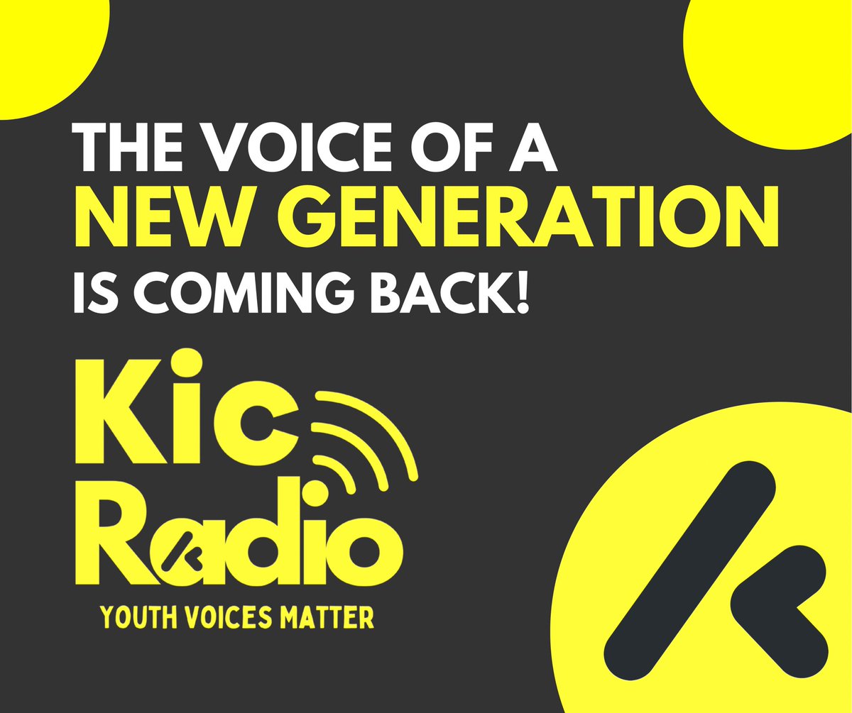 After celebrating 25 years of KIC FM and taking a short break away from the air, we’re renewing our commitment to young people as we get ready to relaunch under the new name of KIC Radio! Stay tuned! 📻