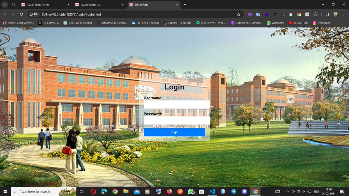SamarthMis32372's tweet photo. 🌟 Day 41 of #100DaysOfCode:
Designed a captivating UI and polished presentation for a college club project focused on digitizing faculty-issued gadget records. 💻🚀📈
#UIUXDesign #PresentationPerfection #DigitalTransformation https://t.co/GiW9TGQT9K
