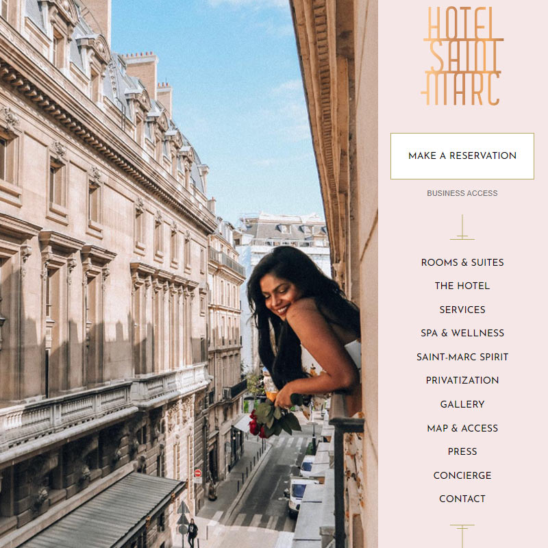 webawardscom's tweet photo. Today’s Web Award goes to #HotelSaintMarc thanks to its excellence in quality, originality, design &amp; content. 
👍@hotelsaintmarc
🏆https://t.co/W0kqkm41Ie

#WebAwards #AwardWinner #TravelAwards #HotelAwards #Lifestyle #Design #Holiday #Art #Travel #Hotel #Paris #NFT #Insta #Like https://t.co/iBVBmxXXjn