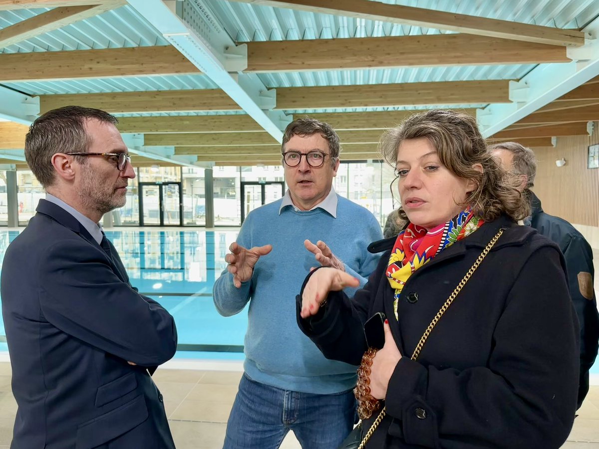 francletkarine's tweet photo. Nous avons officiellement signé la réception de la nouvelle installation sportive à #Aubervilliers ! La piscine, tant attendue par nos concitoyens, sera opérationnelle pour les #JOP2024, offrant un héritage significatif aux habitants qui pourront y accéder par la suite ⤵️ https://t.co/GTQ4PTgRuZ