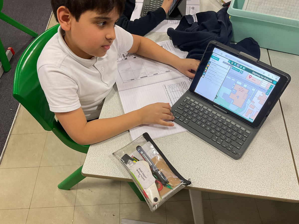 StPaulsBolton's tweet photo. This afternoon Year 3 used @Digimap4Schools to locate human and physical features of our local area #StPaulsGeographyAB https://t.co/1f6G7PI3Dl