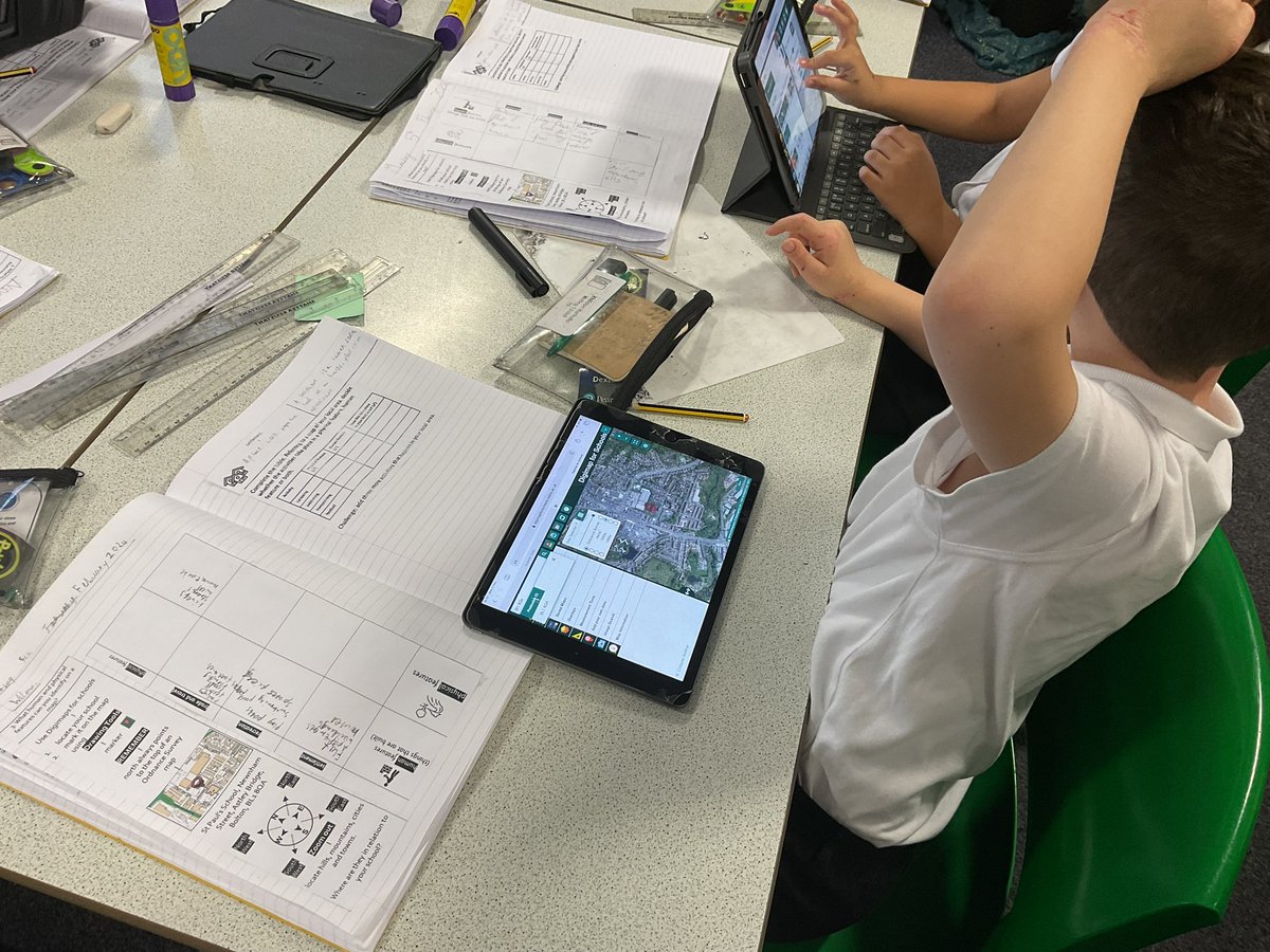 StPaulsBolton's tweet photo. This afternoon Year 3 used @Digimap4Schools to locate human and physical features of our local area #StPaulsGeographyAB https://t.co/1f6G7PI3Dl