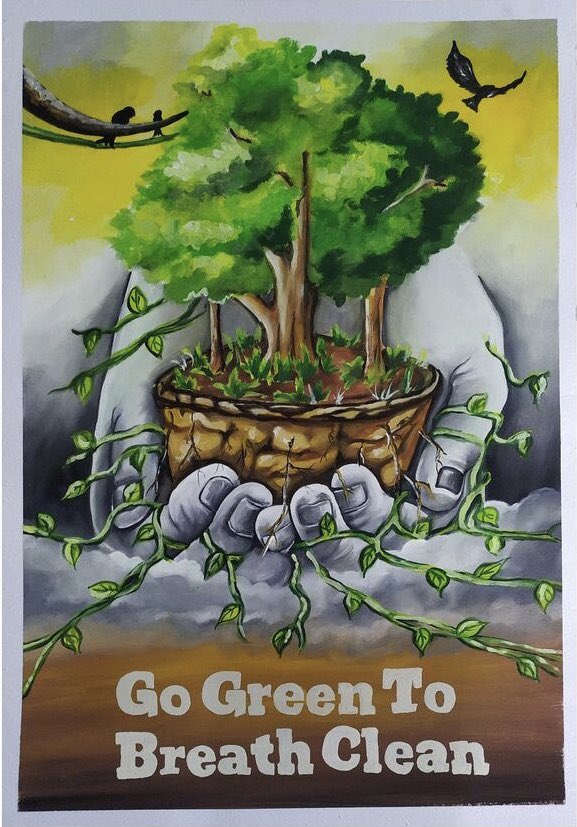 Every leaf helps us to breathe, Join the green movement for cleaner air. Let’s make it a priority to plant trees in our environment to save our planet Earth. #SustainableDevelopment #ClimateActionNow #treeplanting #savenature #savetheearth