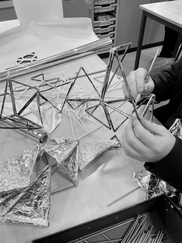 MissMuirArt's tweet photo. Got my Higher Design class back today 🥳. It was all hands on deck producing their creations for their final body adornments! Keep plugging away 💪🏼 @StModansHS #highereducation #higherdesign https://t.co/whnV4xIdbB