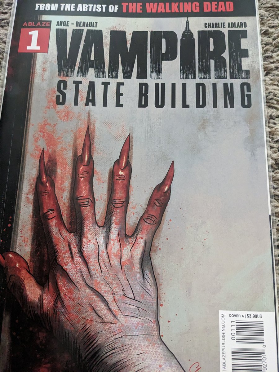 StevenHeynow's tweet photo. #VampireStateBuilding 1 by Ange and Patrick Renault and Charlie Adlard https://t.co/Q8F2XLLbbJ