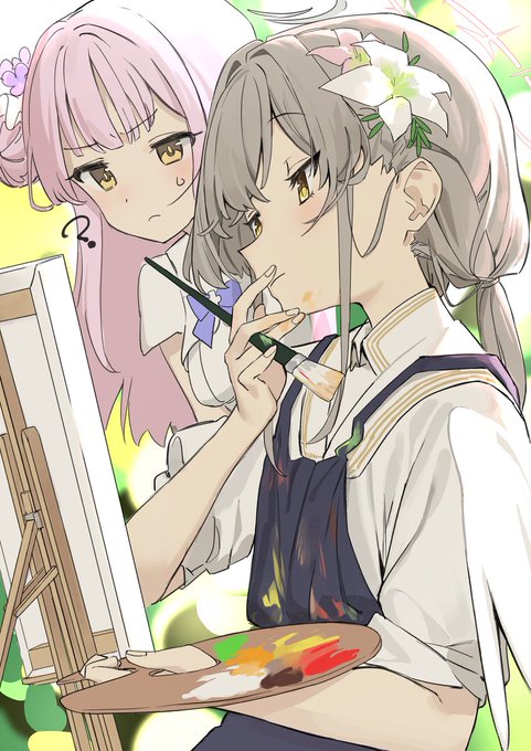 聖園ミカ(ブルアカ) ,桐藤ナギサ(ブルアカ) 「桐藤ナギサ 」|はる