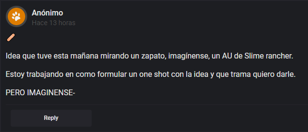 la imaginación realmente viene de cualquier lado JSADAFS NO PERO en serio me parece una idea bien bonita 🥹 amo ese juego, háganlo real pls
-🍭