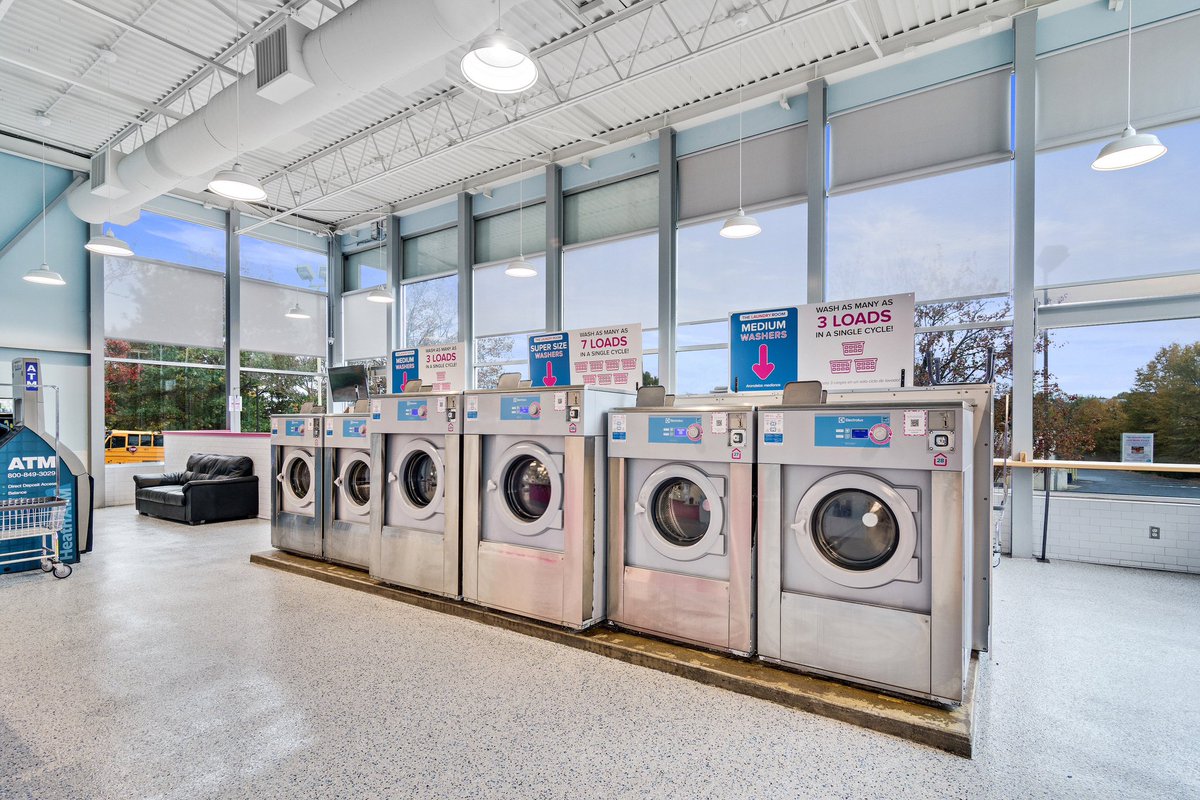 We converted an old McDonalds into a 6,500sq ft laundromat. It was one of our flagship stores before the franchise brand was launched.

Can you recognize the McDonalds PlayPlace windows and drive thru?

These old QSRs have good bones…