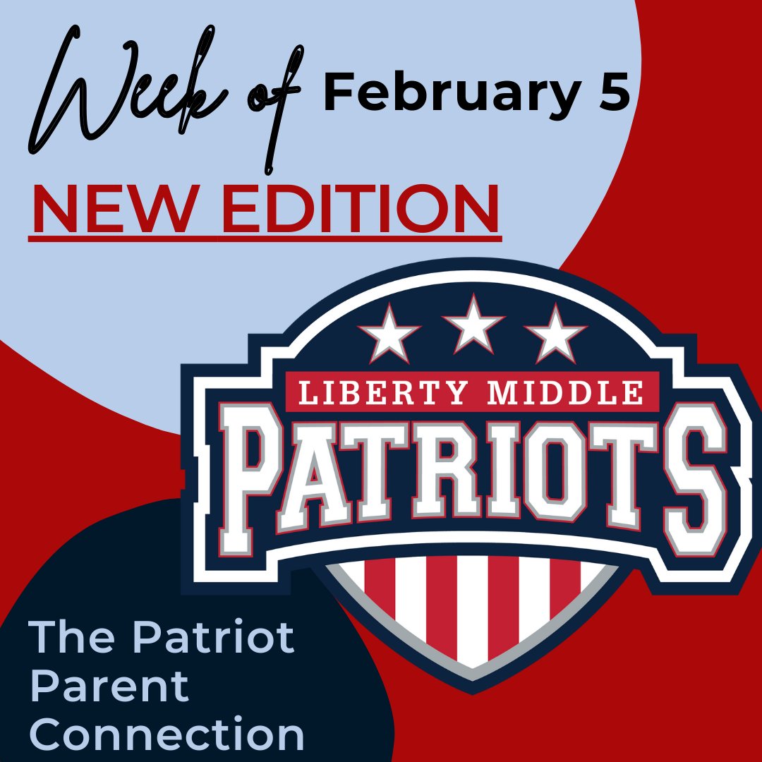 Dear Liberty Families,
Please see this week's edition of The Patriot Parent Connection here:  
smore.com/bjemc/edit
Have a great week,
LMS Admin