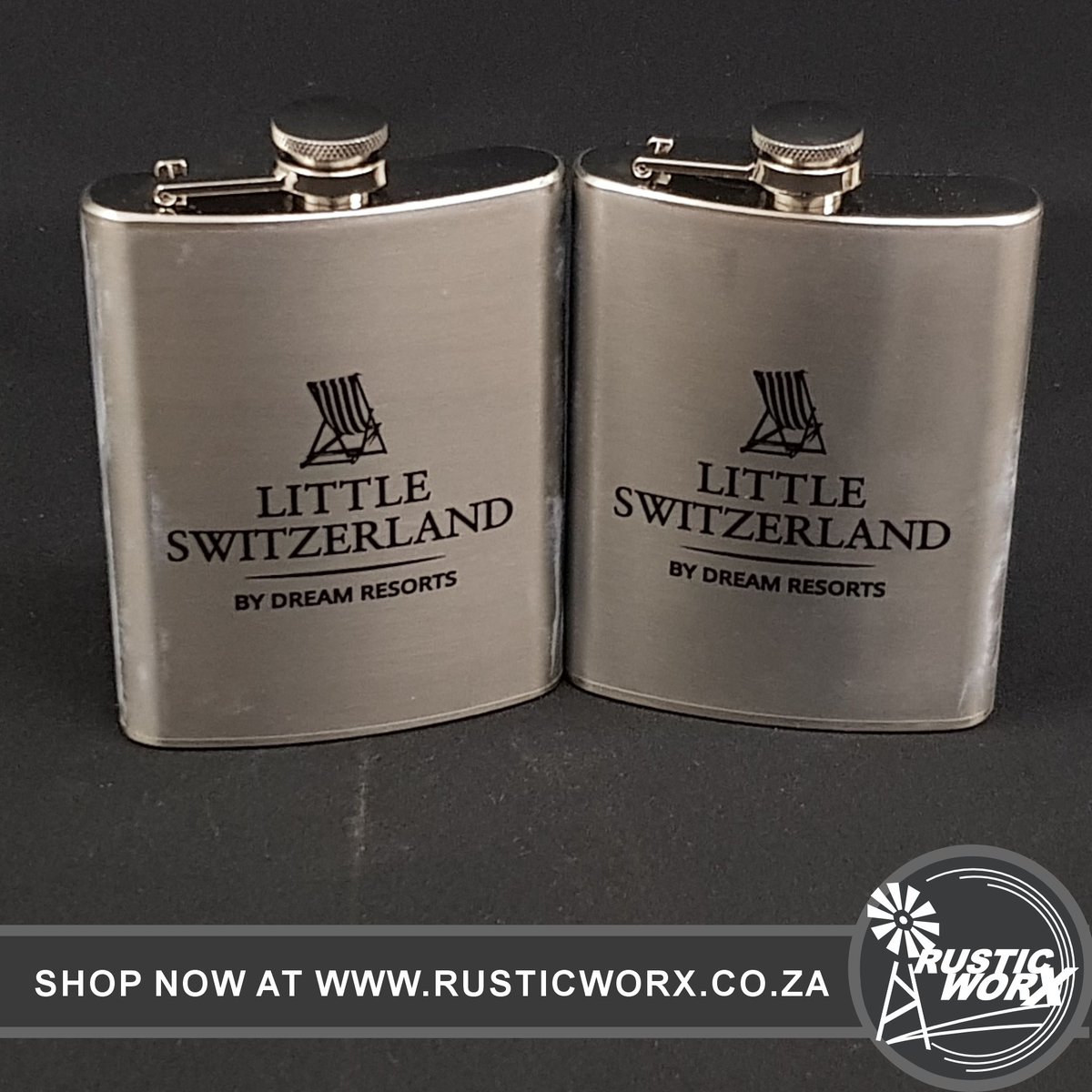 Every sip tells a story. Our personalized hip flask adds a touch of sophistication to your sips and a personal touch to your moments. 🥃

 Visit our website rusticworx.co.za or Contact us on sales@rusticworx.co.za 

#brandedgifts #uniquegifts #hipflask  #rusticworx