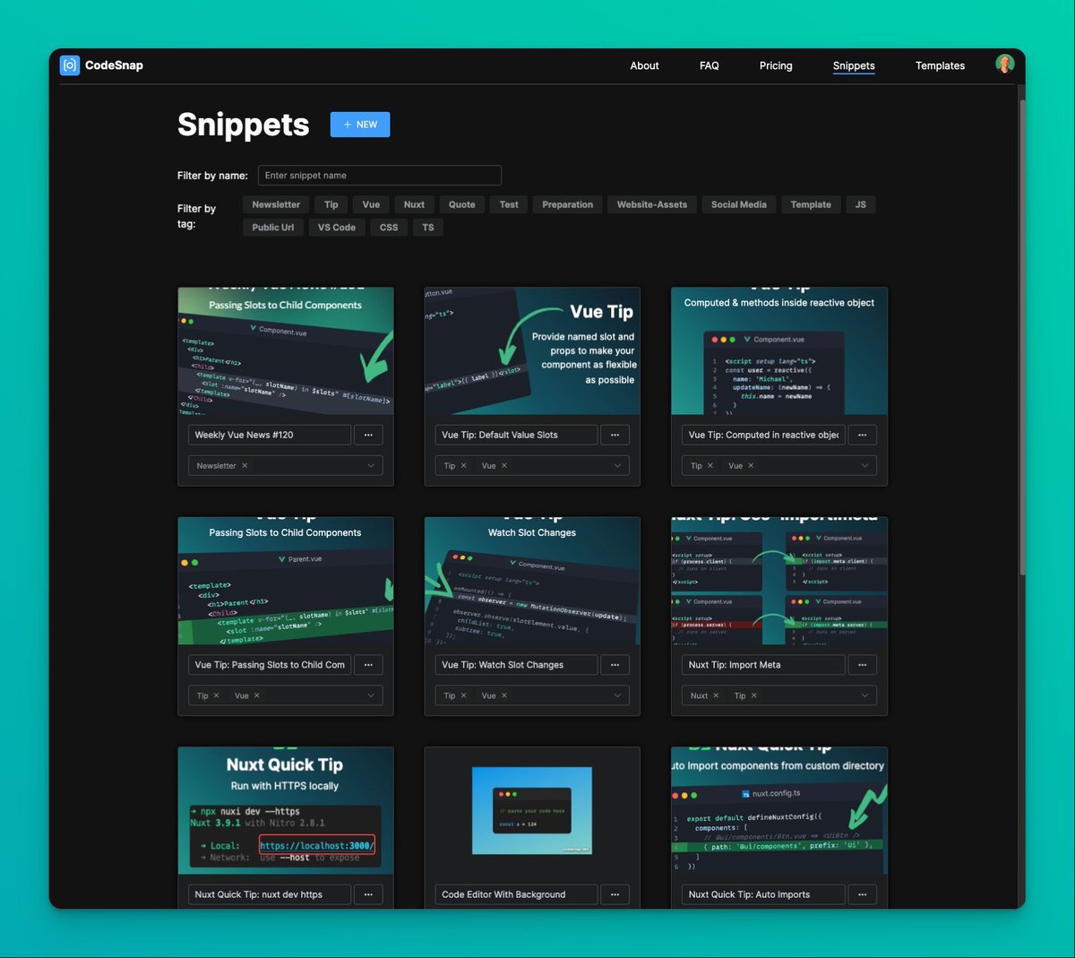 Mokkapps's tweet image. 🤩 @CodeSnapDev evolved from a simple code editor tool to a fully functional design editor
⭐ I'm very proud of the result and I'm the most active power user of my own tool 🙃