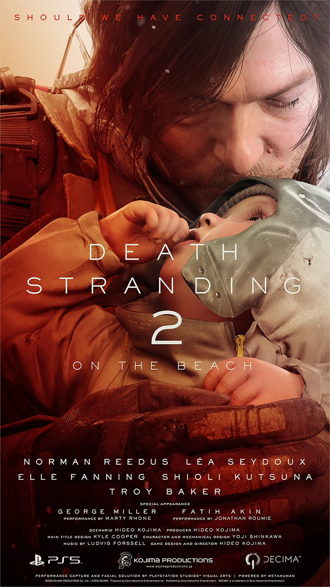 Agora você pode acessar na página da Playstation Store 'DEATH STRANDING 2: ON THE BEACH'! 👉playstation.com/games/death-st… Certifique-se de curtir e adicionar à sua lista! #DeathStranding2 #PS5