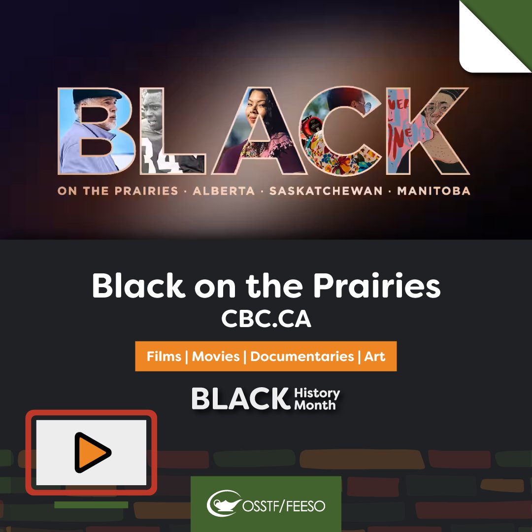 Today we want to celebrate & highlight an incredible plethora of Black Cdn filmmakers, illustrating the rich & diverse stories that exist within the Black communities in Canada. Take a look by visiting the #OSSTF site bit.ly/42kNz6J #BlackHistoryMonth #BlackExcellence