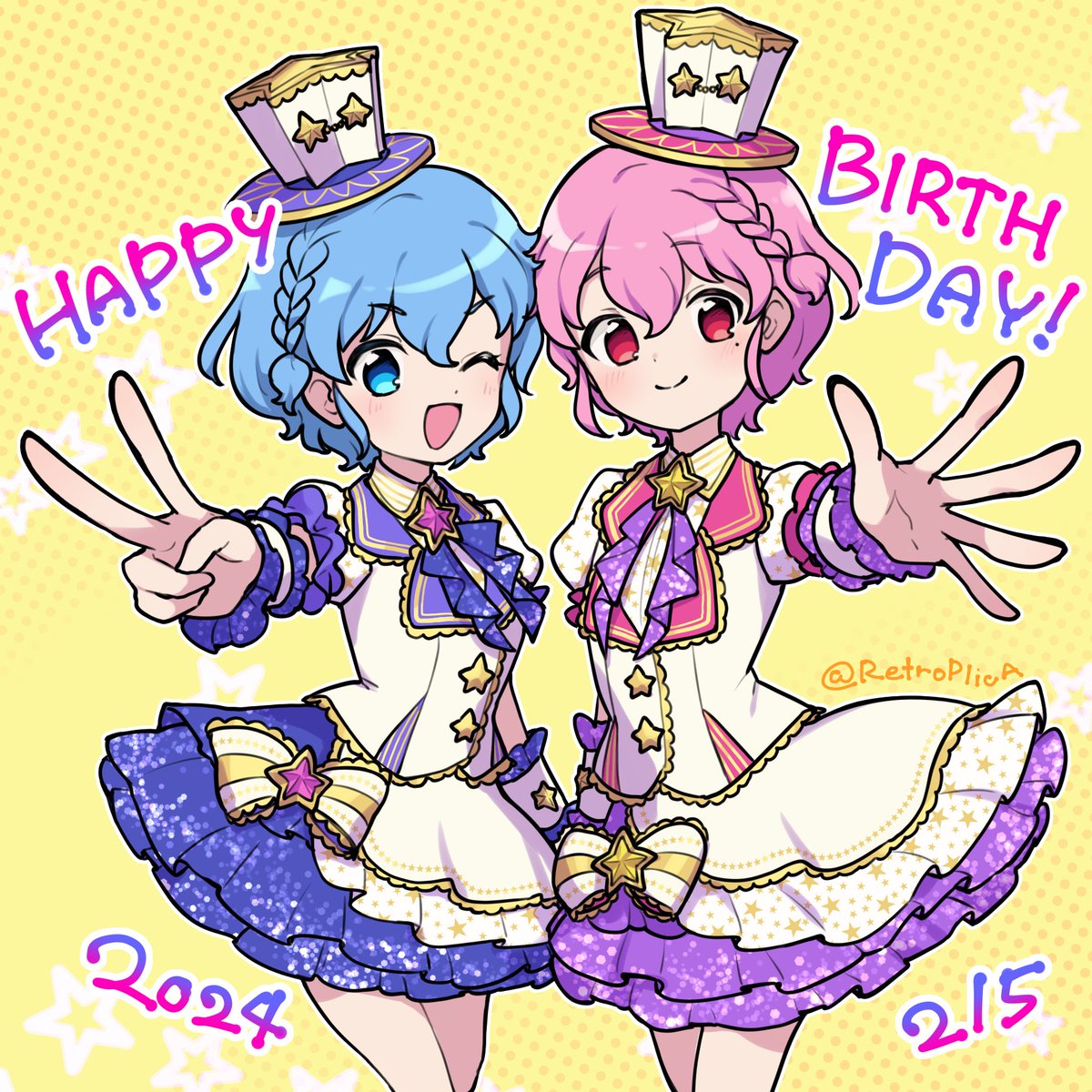 RetroPlicA's tweet photo. #ドロシー・ウェスト生誕祭2024
#レオナ・ウェスト生誕祭2024
お誕生日おめでとう〜〜💙❤️フォーチュンスターコーデ！ https://t.co/7INfblPGYb