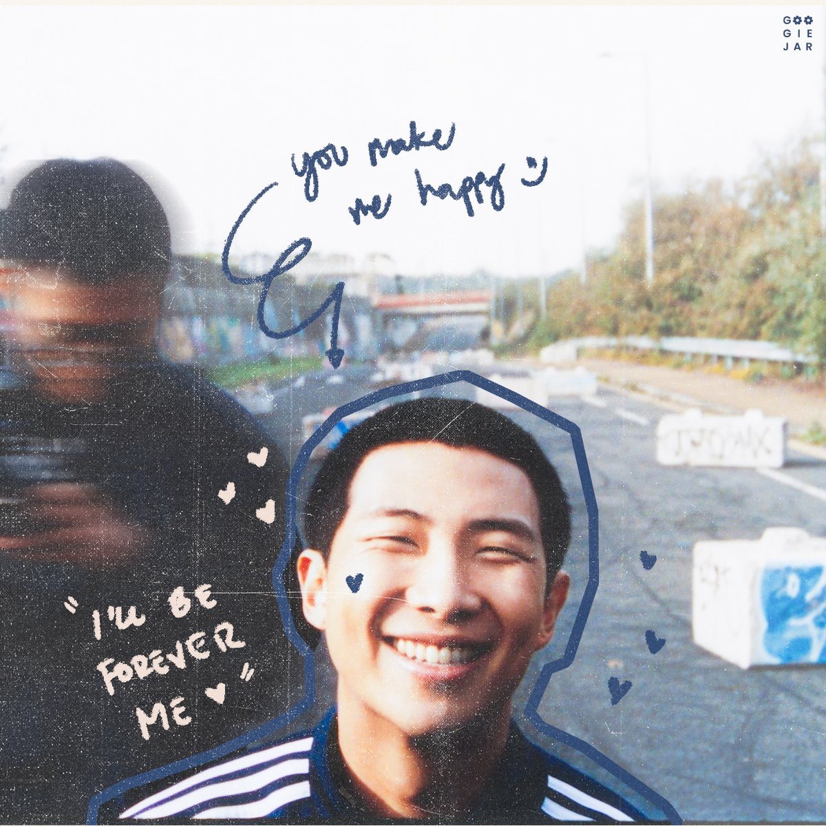 googiejar's tweet photo. you make me happy, namjoon. https://t.co/WYwY9PbUGC