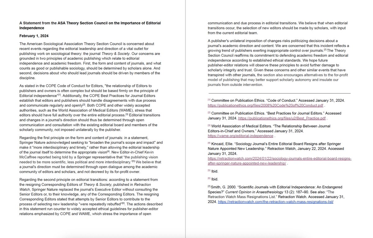 ASA Theory Section tweet media