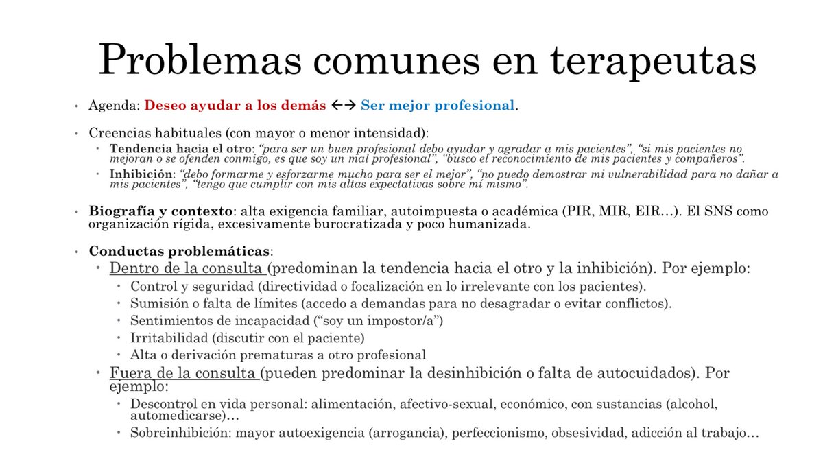 Hay que empezar a hablar más de estas cosas en la formación👇🏼