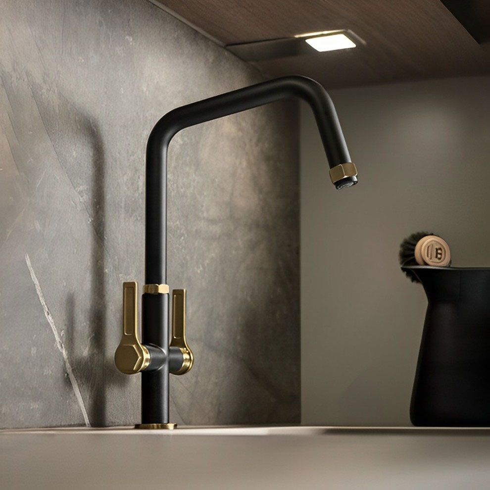 heatnplumb's tweet image. The NEW Hex kitchen taps from Abode redefine sophistication with their industrial-inspired details. These are not just taps, they're conversation starters, designed to complement the modern kitchen effortlessly.

heatandplumb.com/acatalog/abode…

#kitchentaps #kitchens
