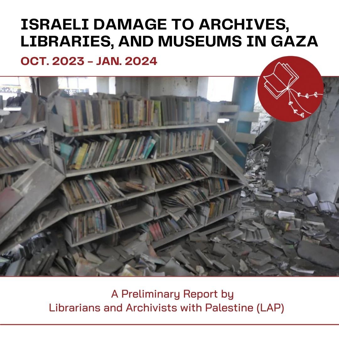 Librarians and Archivists with Palestine tweet media
