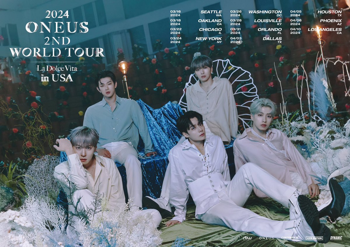 [#원어스] ONEUS(원어스) 2ND WORLD TOUR 'La Dolce Vita' in USA #ONEUS #La_Dolce_Vita #2ndWorldTour