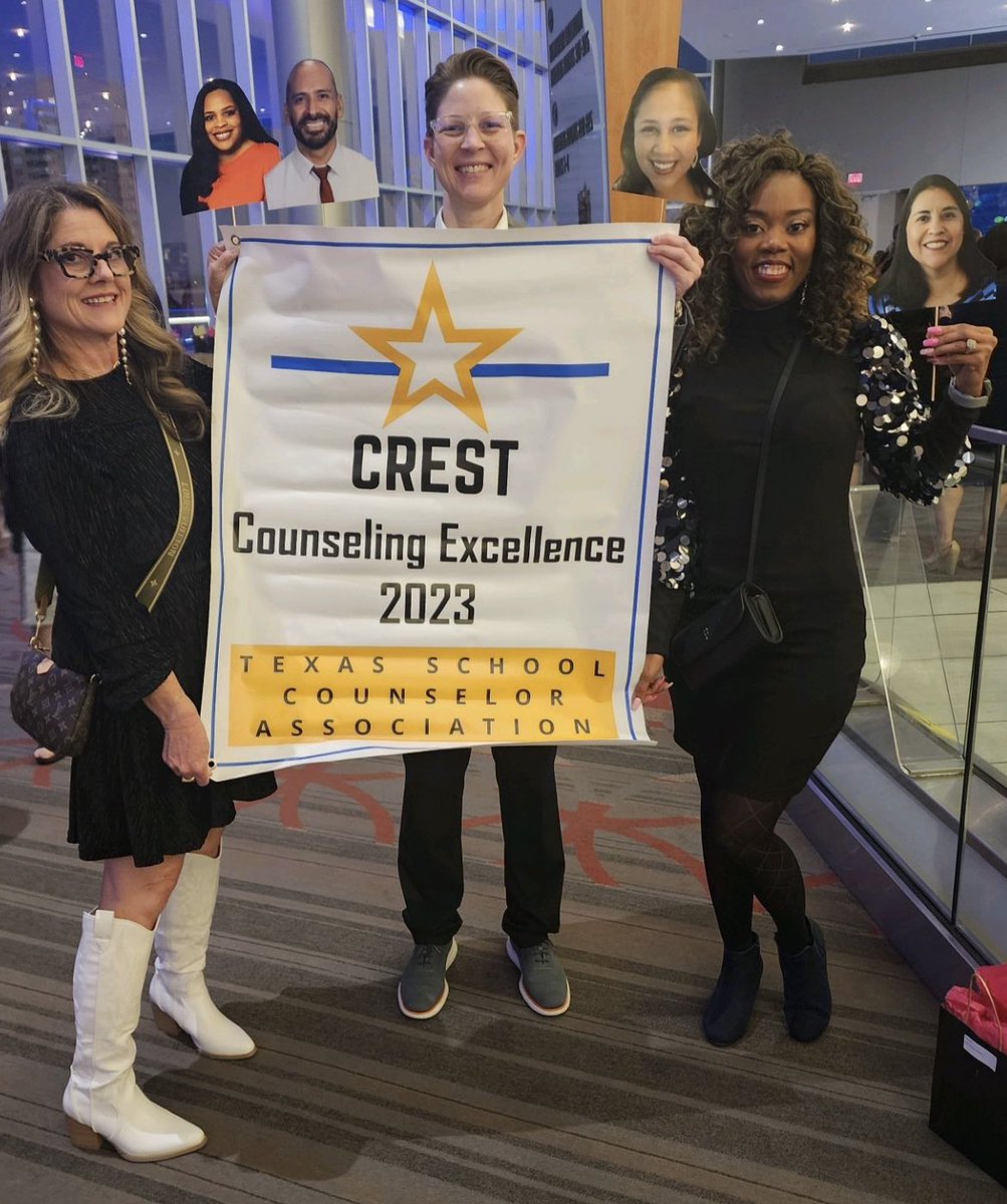 Happy National School Counseling Week to our Sensational Six School Counselors! They are truly the heartbeat of Singley! Congratulations on winning the CREST Counseling Excellence Award! 🖤🩶