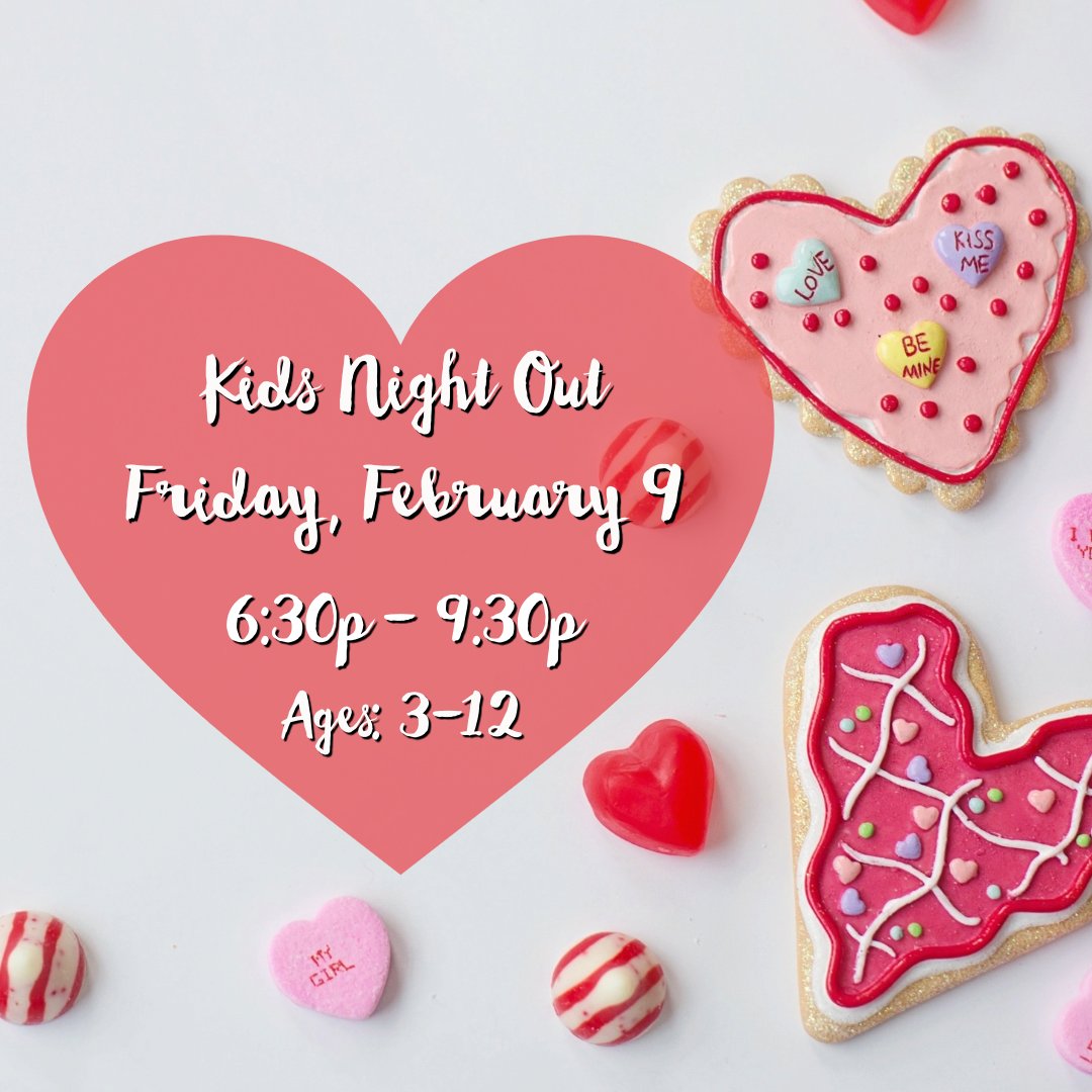 bartlettrec's tweet photo. Register your kids now for our February Kids Night Out!

Kids will play games, eat food &amp; have lots of fun all while the parents have a night away!

February 9 | Ages 3-12 | $15M / $20NM
Late Fee $5 after 2/7 | Maximum of 50 Participants

To register:https://t.co/uf2lpziKLM https://t.co/aEVrTg3Qf0