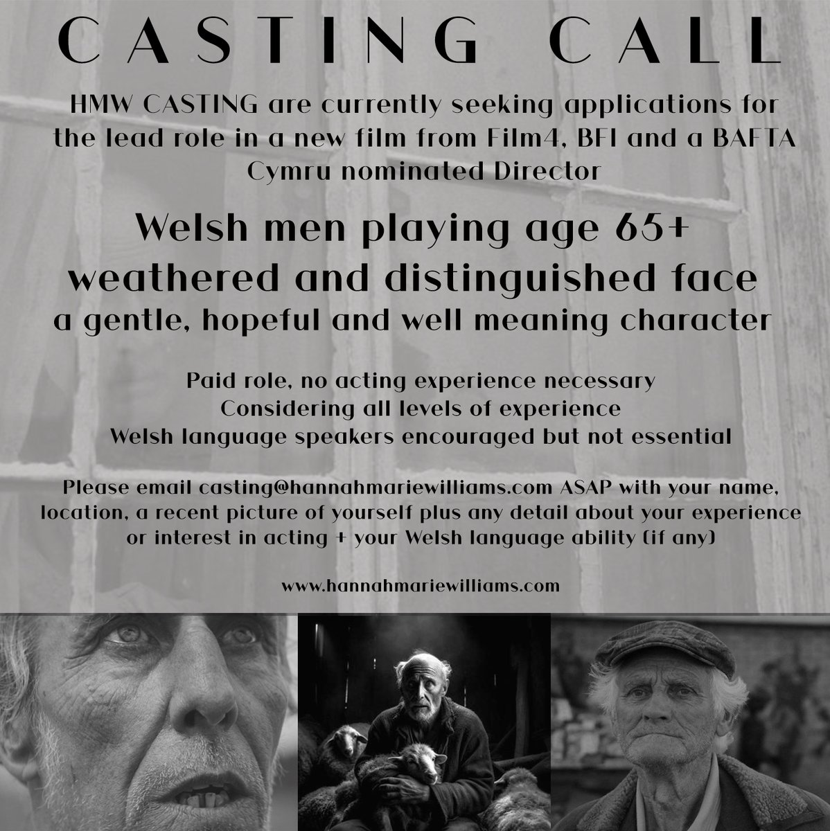 Now casting! 
Please share and apply via the info on the posters 🏴󠁧󠁢󠁷󠁬󠁳󠁿🖤