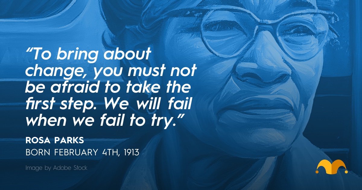 Celebrating #BlackHistoryMonth. “To bring about change, you must not be afraid to take the first step.” Rosa Parks. Freedom enables change, with 69% of Americans living paycheck to paycheck.There is still change that needs to happen. Join us as we work towards Financial Freedom.