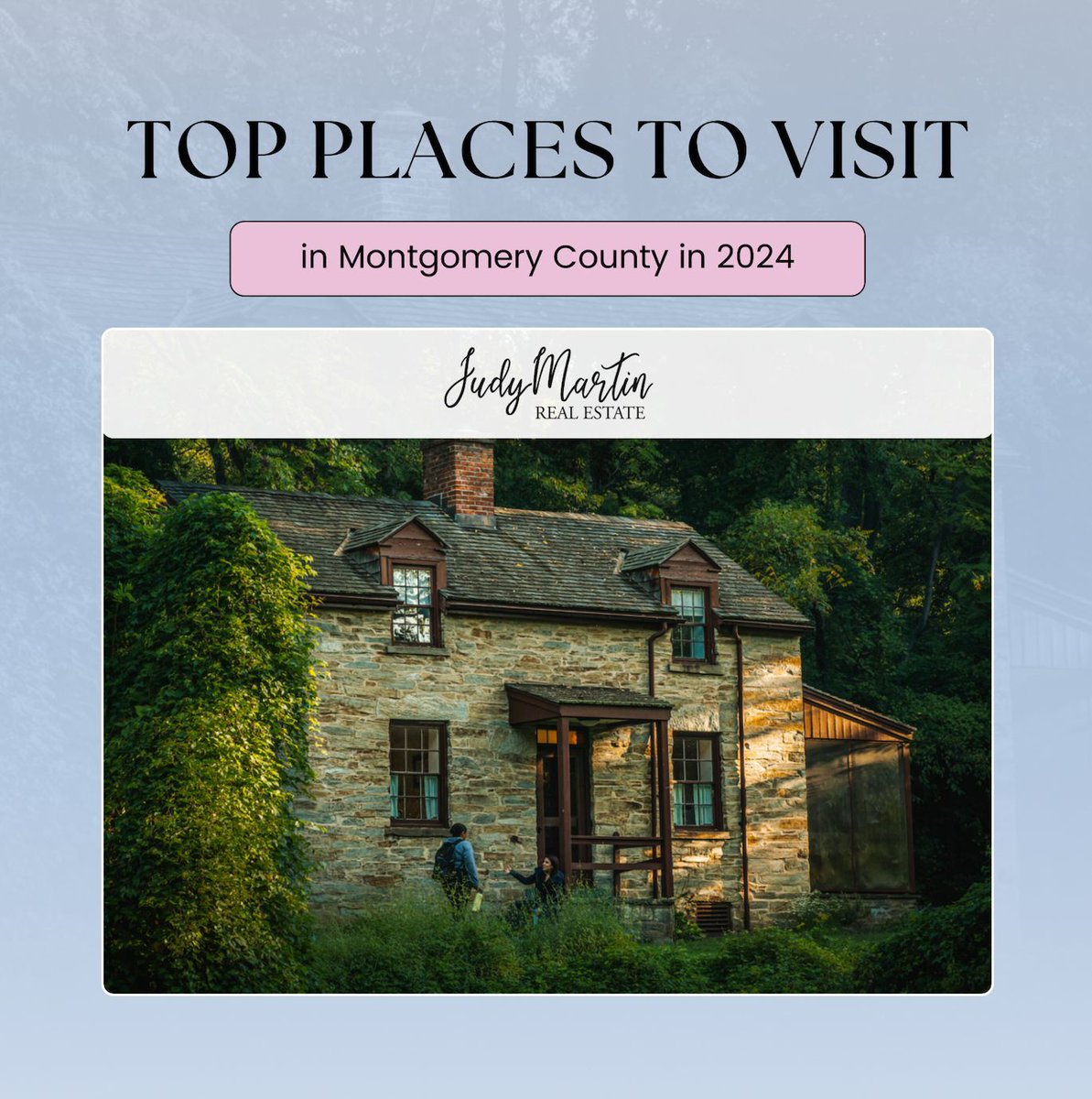 Visiting #MoCo this year? Better explore these must-visit destinations! 👇

visitmontgomery.com/blog/see-do/to… 

📸: @canaltrust | @dctrolley | Agricultural History Farm Park | @glenstonemuseum | @glenechopark

#JudyMartin