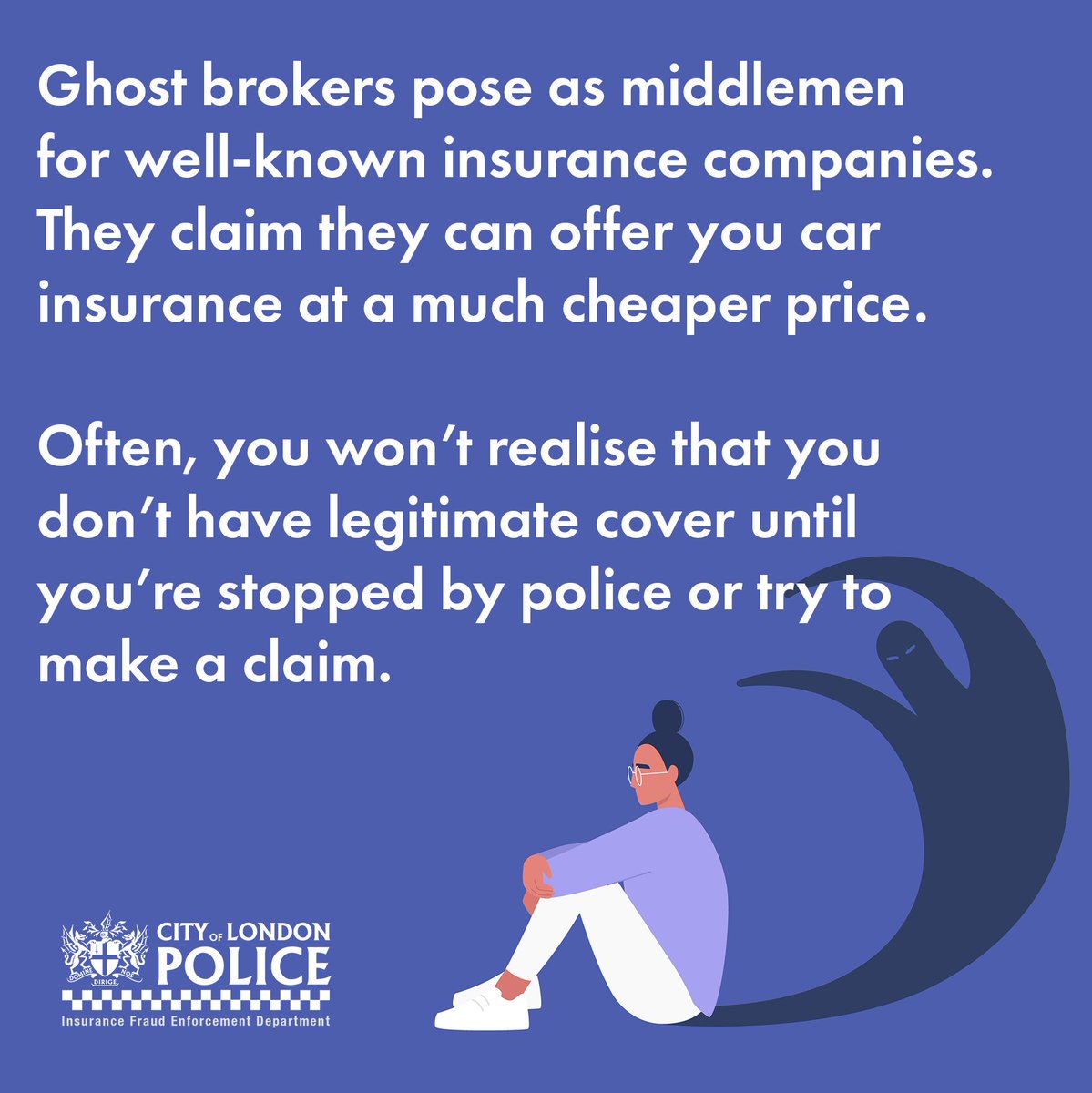 Don't let ghost brokers take you for a ride. 👻 If you’re looking for car insurance, be wary of heavily discounted deals online and on messaging apps. They’re most likely fraudsters using a method known as ‘ghost broking’. Read more 👉 bit.ly/IFEDGhostBroki…