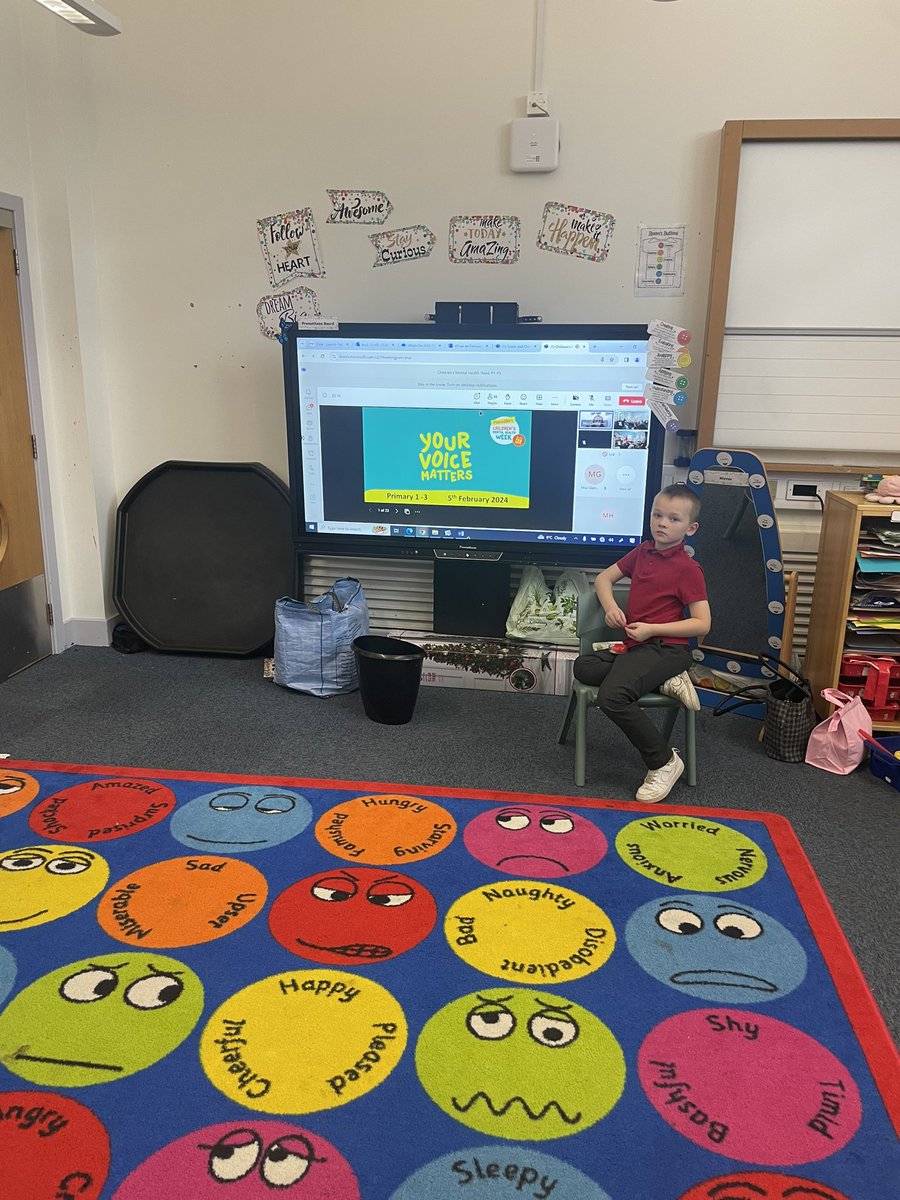 _miss_hill__'s tweet photo. We kicked off Children’s Mental Health Week with a virtual assembly where we learned about how our voice can make a difference❤️ #ChildrensMentalHealthWeek @christine_cmo https://t.co/U0maCOe0xn