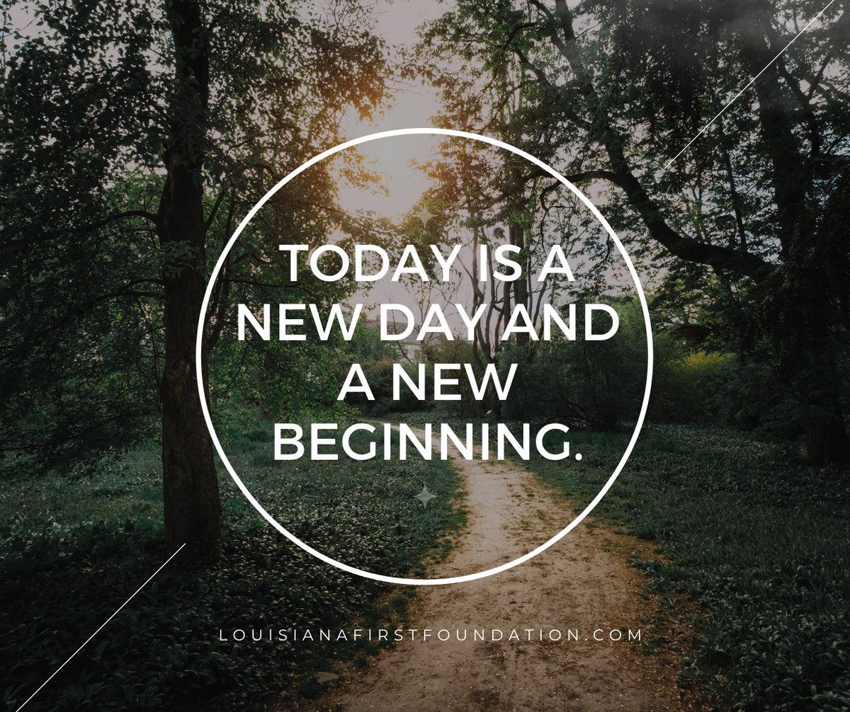 Today is my birthday, a new day, a new beginning, and the perfect time to bring back Motivational Monday. Stay connected to my social media for some weekly motivation and to see what is next for me and the Louisiana First Foundation. #MotivationalMonday