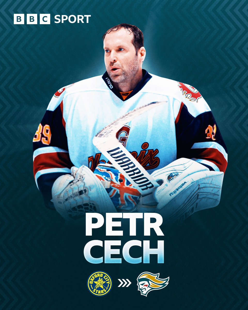 Petr Cech has re-signed for Belfast Giants on a short-term loan deal! ✍️
