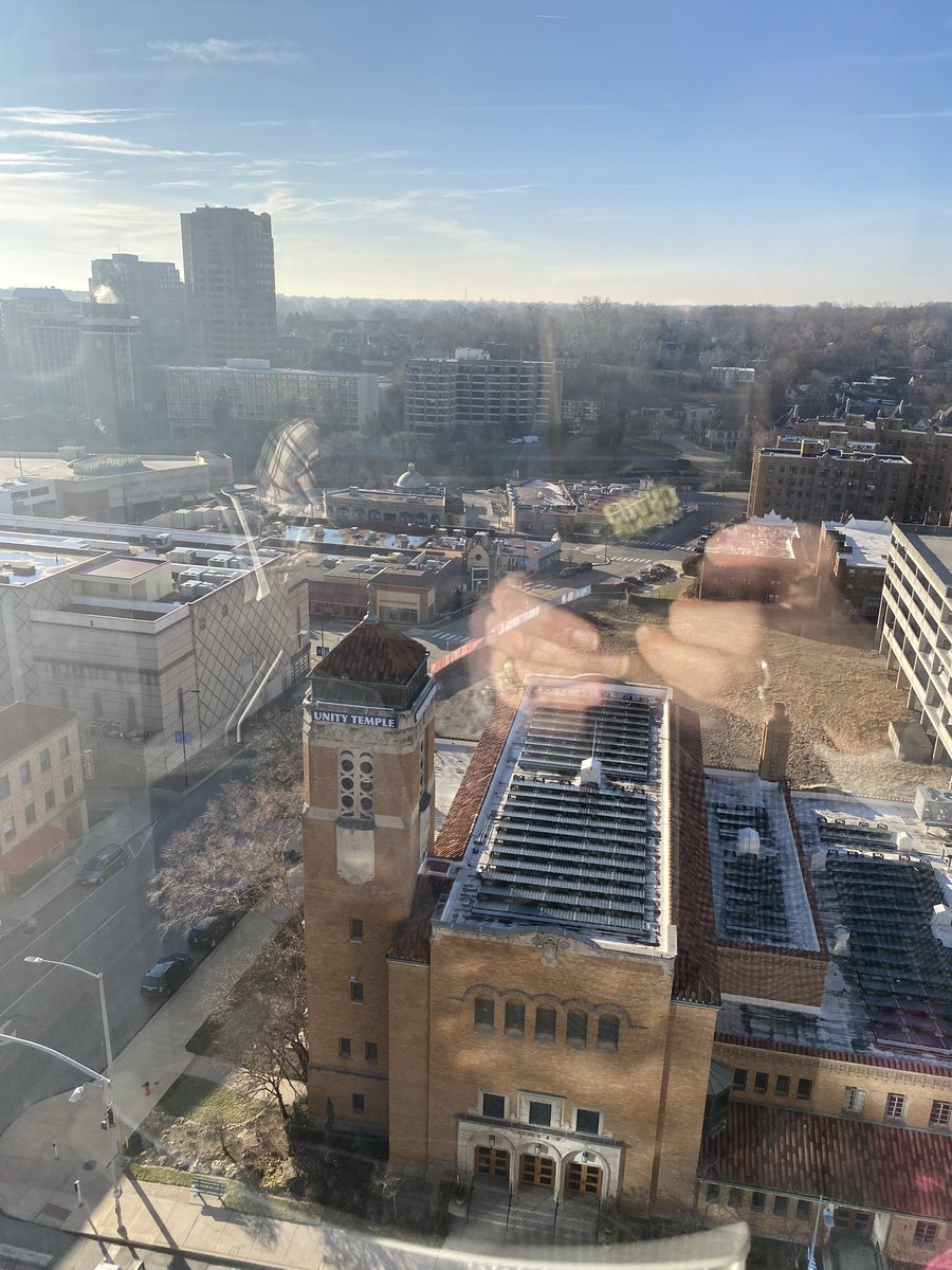 When your conference gets moved to a bird’s eye view of the Plaza!!! 😍😍