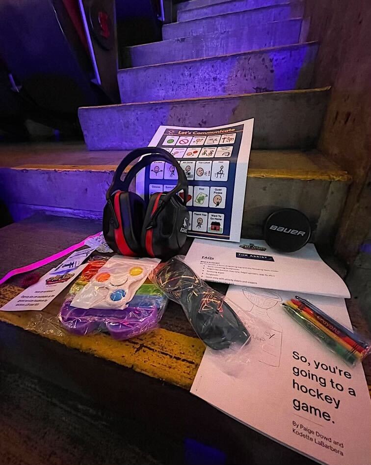 To make the game of hockey more inclusive, the National Hockey League and The Assist partnered to supply Scotiabank Arena with free sensory kits for people with sensory needs for the #NHLAllStar.