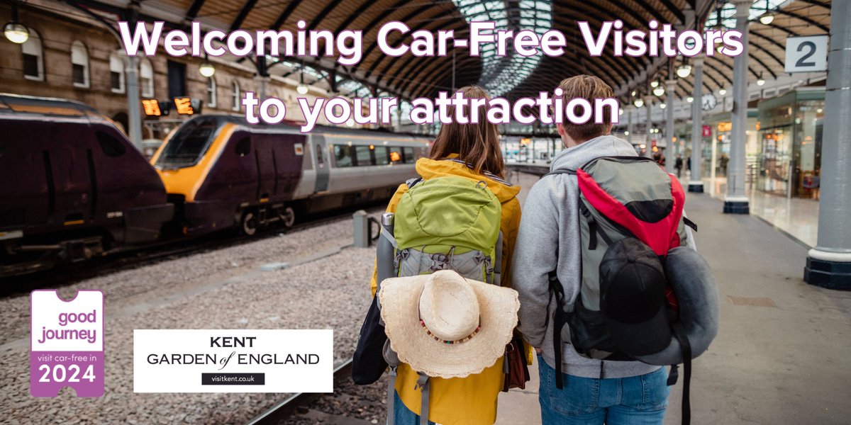 Our partners @GoodJourneyUK are hosting a free online webinar on welcoming car-free visitors to your attraction. Get great tips on cutting down emissions and becoming more sustainable! Sign up to the event here: bit.ly/480cIF4 📅 28th February, 10:00