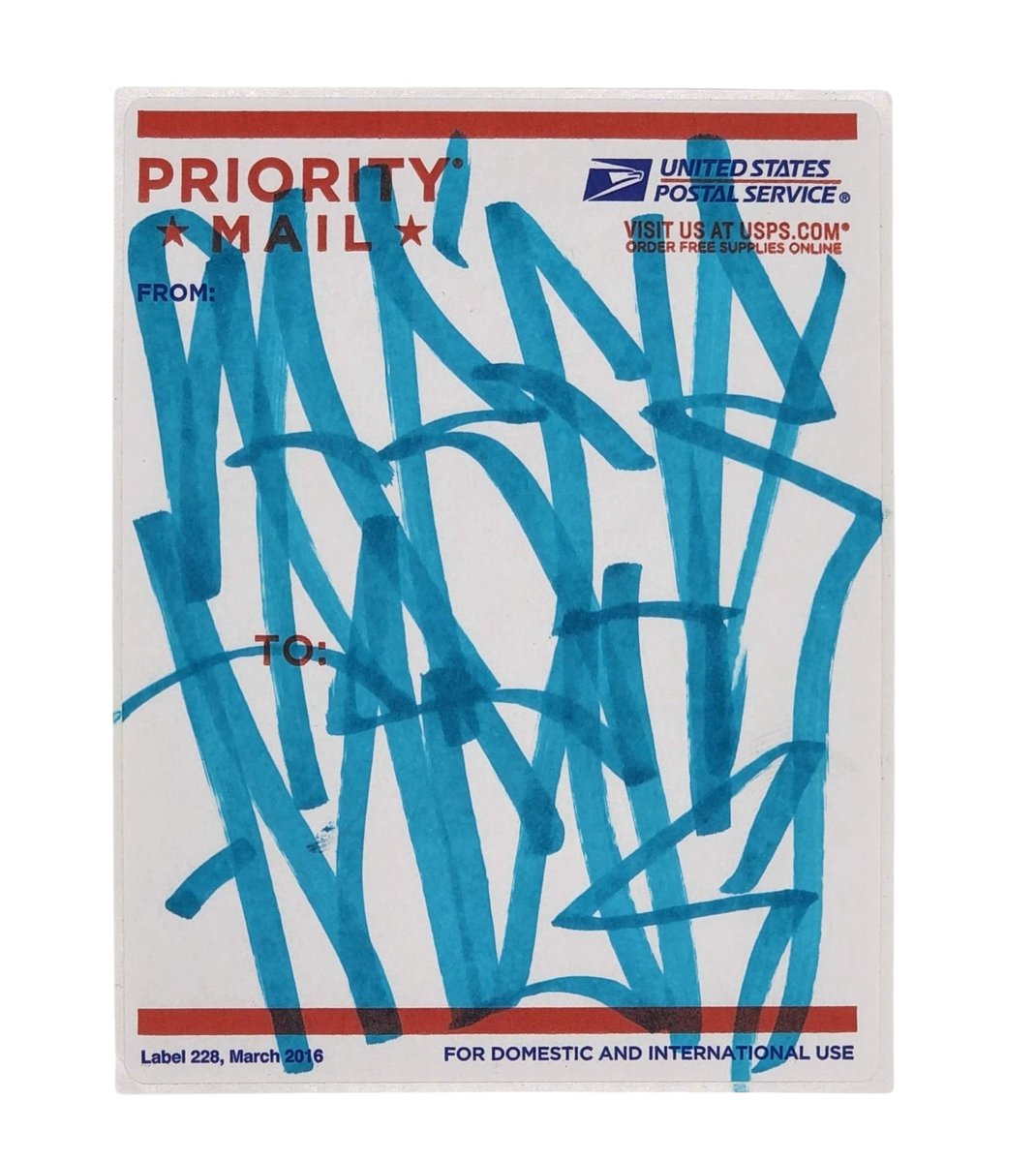Priority Mail 228-2016 Slap-Up Label Sticker Original Tag Art by Saber> sprayedpaint.com/products/prior… 

#art #graffiti #streetart #Black #Blue &amp; Teal #Business Jobs &amp; Work #Graffiti #Mail &amp; Shipping #Markers &amp; Permanent Markers #Priority Mail #Purple #Red #Saber #SlapUp Mailer Label...