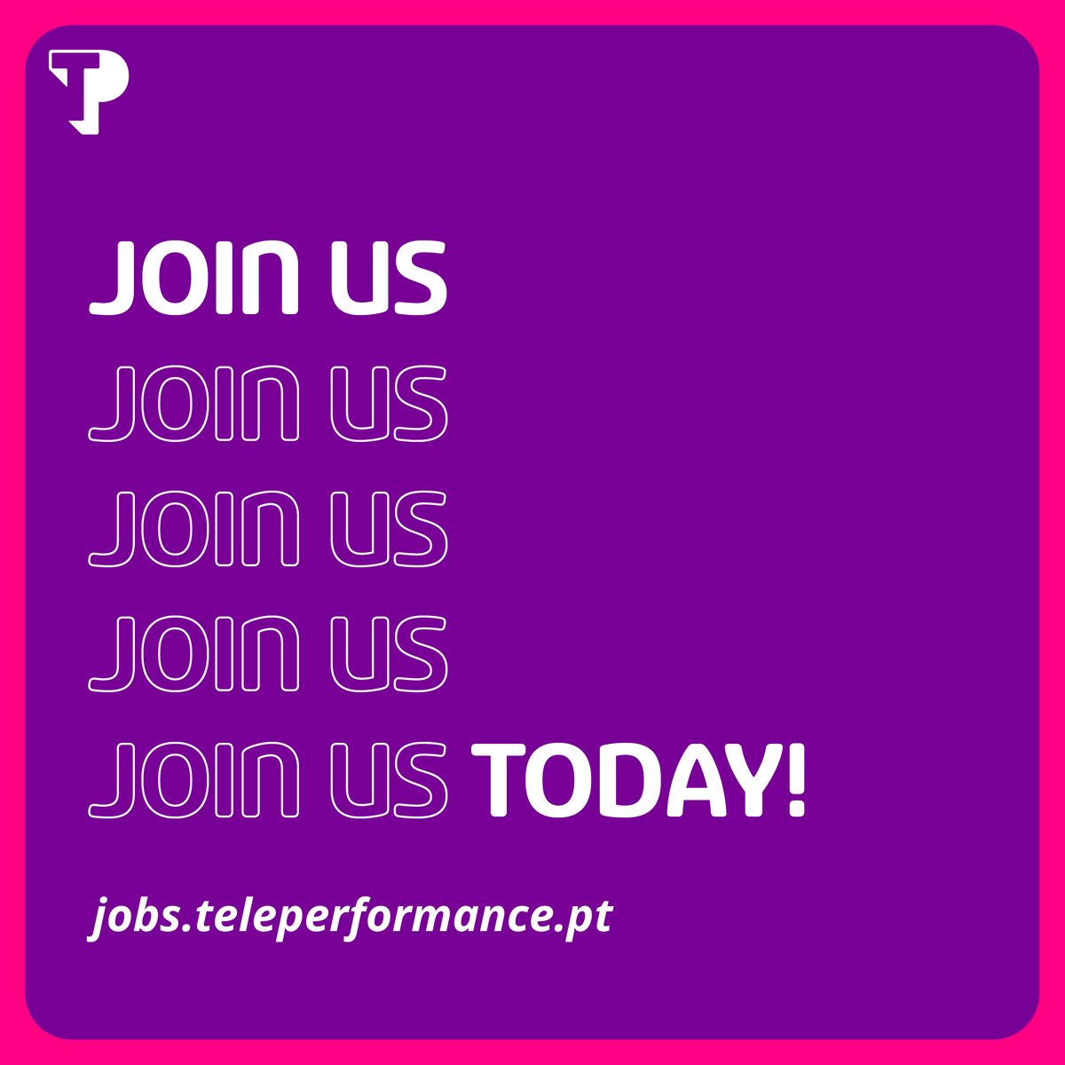 Check out some of our available offers for this week! Find out more job opportunities at  jobs.teleperformance.pt 📷

#teleperformanceportugal #weeklyoffers #Hiring #JobOpportunities #JoinTPportugal